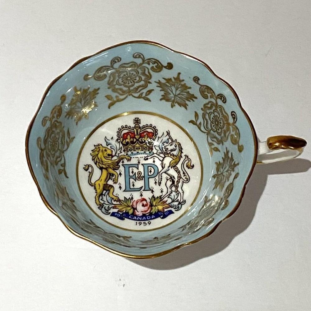Paragon Cup & Saucer Opening of St Lawrence Seaway Royal Visit 1959 Teacup - Picture 4 of 7